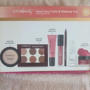 ULTA BEAUTY Have Your Cake & Makeup Too 7 Pc Beauty Set Chocolate Discontinued